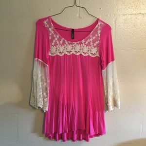 pink dressy top
